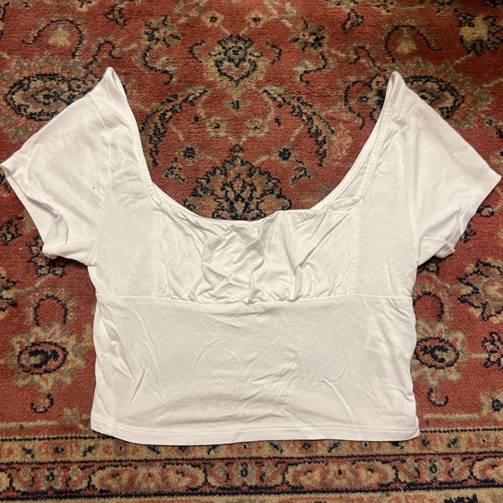 Pacsun White Crop Top